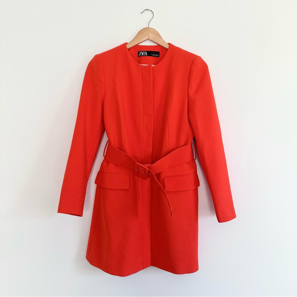 Zara Belted Blazer Dress Size Medium